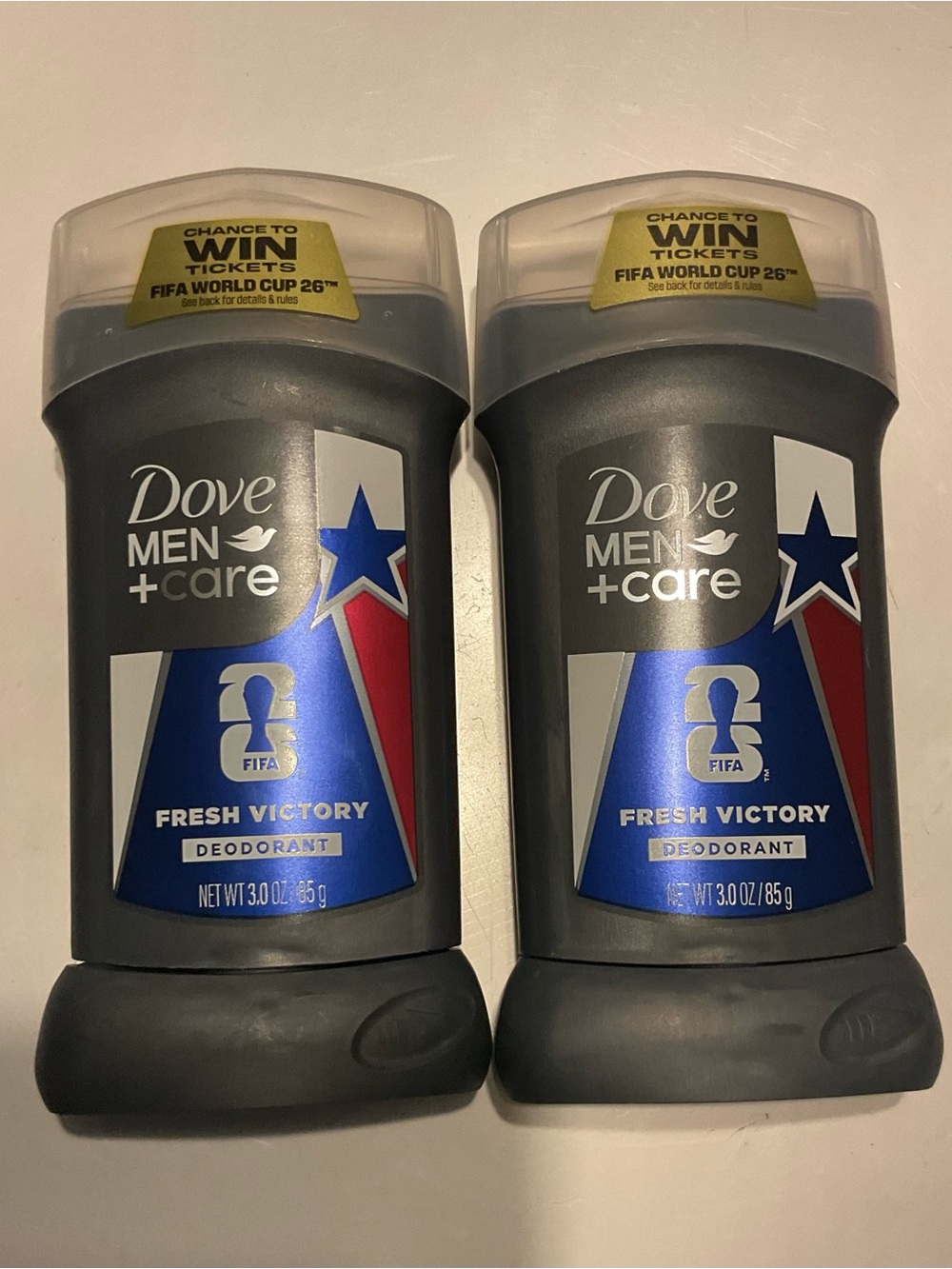 Dove Men+Care Fresh Victory Deodorant Stick - Gray and Blue